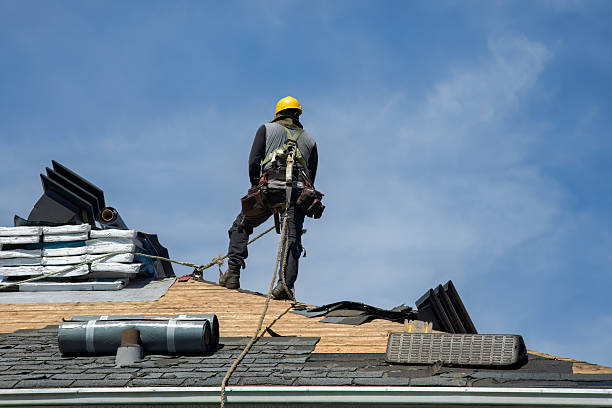Professional Roof Installation technician working in Yorkshire, OH